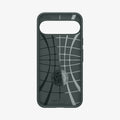 ACS07683 - Pixel 9 Pro Case Liquid Air in Abyss Green showing the inner case