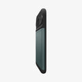 ACS07696 - Pixel 9 Pro Case Slim Armor CS in Abyss Green showing the partial back and side