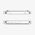 ACS07687 - Pixel 9 Pro Case Ultra Hybrid in Crystal Clear showing the top and bottom