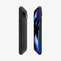 ACS07716 - Pixel 9 Pro XL Case Liquid Air in Matte Black showing the back, partial front and sides