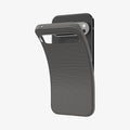 ACS07718 - Pixel 9 Pro XL Case Liquid Air in Marble Gray showing the back partially lifted from the device