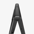ACS07587 - Pixel Fold 2 Case Slim Armor Pro in Black showing the hinge and partial bottom zoomed in