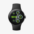 AFL08524 - Pixel Watch 3 (41mm) EliteShield EZ Fit in Clear showing the screen protector installed on the watch