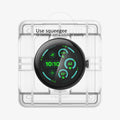 AFL08524 - Pixel Watch 3 (41mm) EliteShield EZ Fit in Clear showing the front of the watch face with screen film and screen protector attached ready to be installed