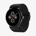 AMP07601 - Pixel Watch 3 (45mm) Case Lite Fit in Black showing the front, partial side, inner side and bottom