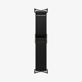 AMP07601 - GWdde Lite Fit Watch Band in black showing the watch band laid out flat