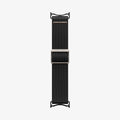 AMP07601 - GWdde Lite Fit Watch Band in black showing the watch band laid out flat