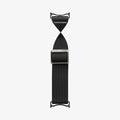 AMP07601 - GWdde Lite Fit Watch Band in black showing the watch band bending slightly to show flexibility