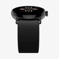 AMP07601 - Pixel Watch 5 (45mm) Lite Fit Black close-up view highlighting the textured woven material and durable stitching.