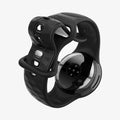 AMP10192 - Pixel Watch 5 (45mm) Parallax Matte Black showing the back and strap folded slightly