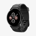 AMP07600 - Pixel Watch 5 (45mm) Rugged Band Matte Black showing the front, sides, partial inner and bottom