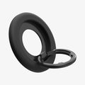 AMP09029 - MagSafe Phone Holder Nano Pop (MagFit) in Black Sesame showing the front, partial sides with the ring pulled up
