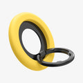 AMP09027 - MagSafe Phone Holder Nano Pop (MagFit) in Mango Yellow showing the front, partial sides with the ring pulled up