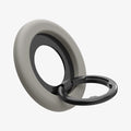 AMP09032 - MagSafe Phone Holder Nano Pop (MagFit) in Truffle Gray showing the front, partial sides with the ring pulled up
