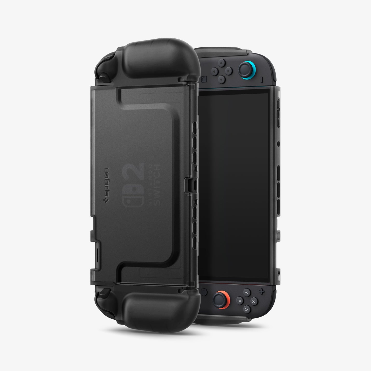 ACS10167 - Nintendo Switch 2 Ultra Hybrid case showing rear shell and grip protection with Joy-Con controls visible and reinforced corners