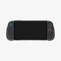 ACS10167 - Nintendo Switch 2 Ultra Hybrid case front view showing full screen access with attached Joy-Con controllers and contoured grip edges