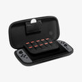 AGP09077 - Nintendo Switch 2 Klasden Pouch in Charcoal Gray showing the inner of the pouch