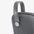 AGP10204 - Nintendo Switch 2 Klasden Pouch Renewed in Charcoal Gray showing the partial side with strap zoomed in