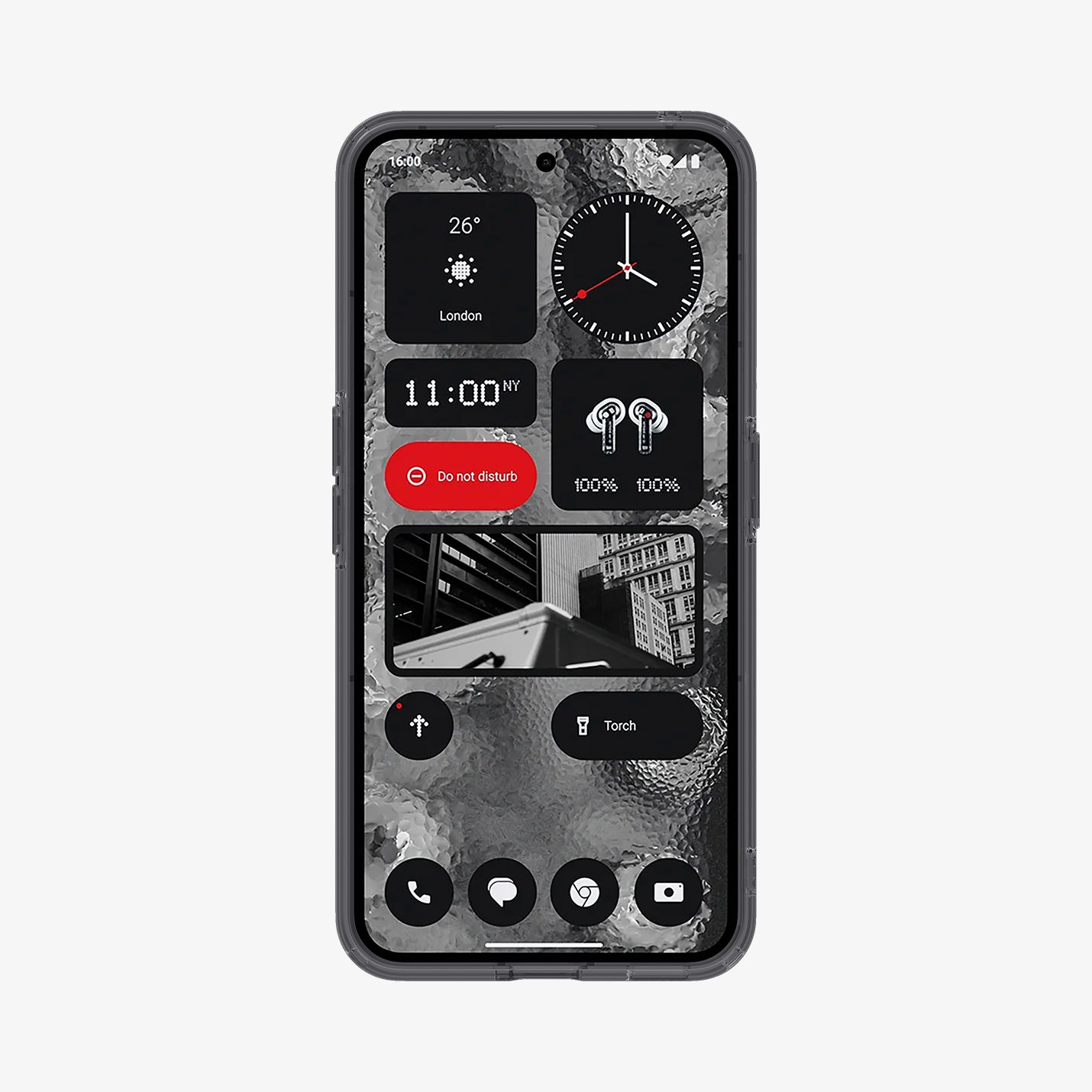 ACS06542 - Nothing Phone 2 Case Ultra Hybrid showing the front
