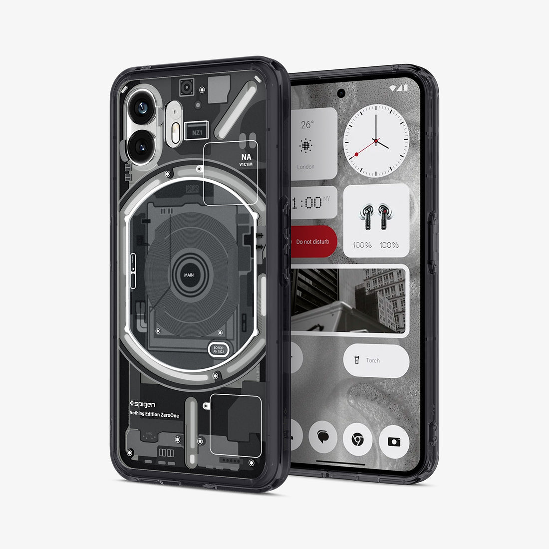 ACS08568 - Nothing Phone 3 Ultra Hybrid Zero One showing the back