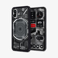 ACS06996 - Nothing Phone Series Case Ultra Hybrid Zero One showing the back and front