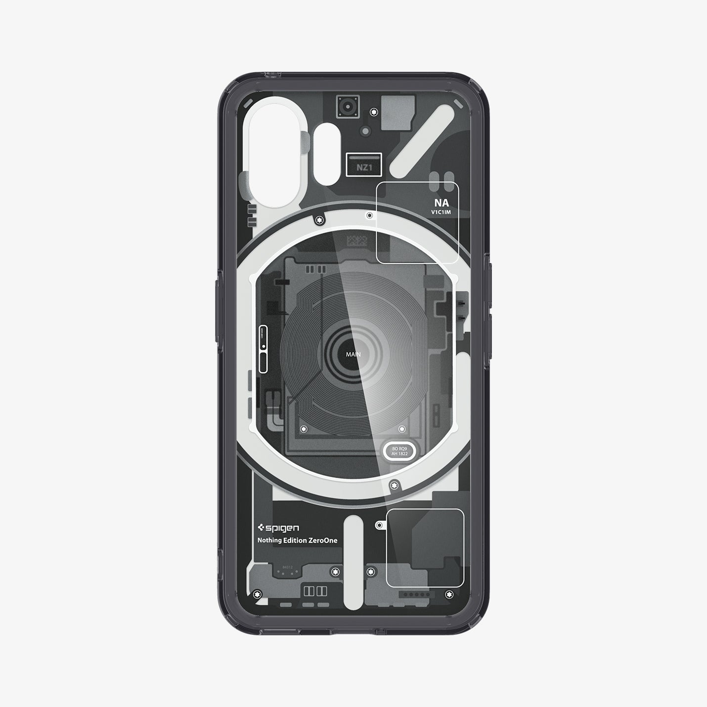 ACS06996 - Nothing Phone Series Case Ultra Hybrid Zero One showing the ...
