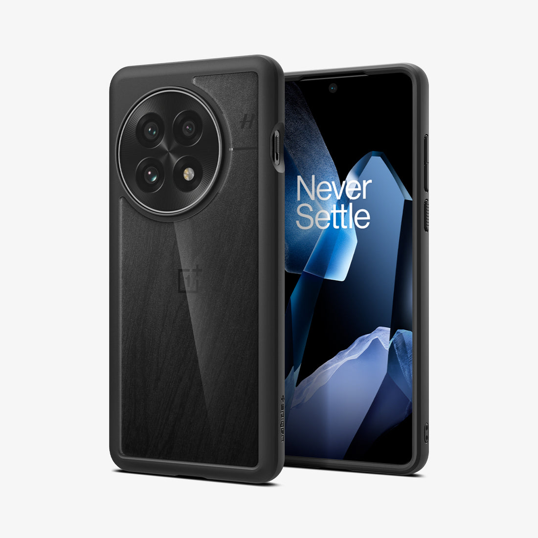ACS09067 - OnePlus 13 Case Ultra Hybrid in Matte Black showing the back