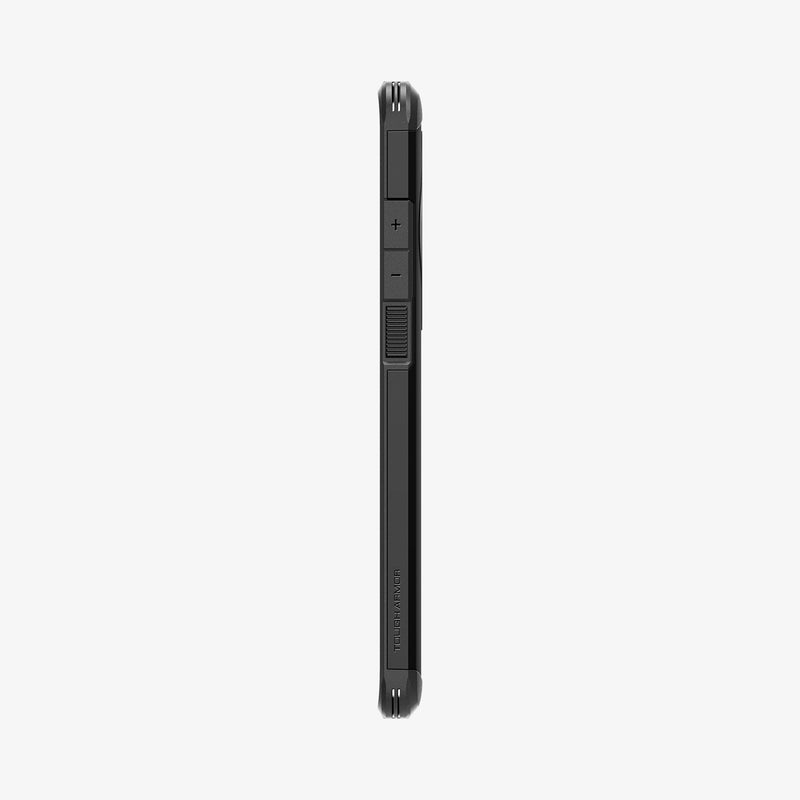 ACS07376 - OnePlus 12 Case Tough Armor in Black showing the side with side buttons