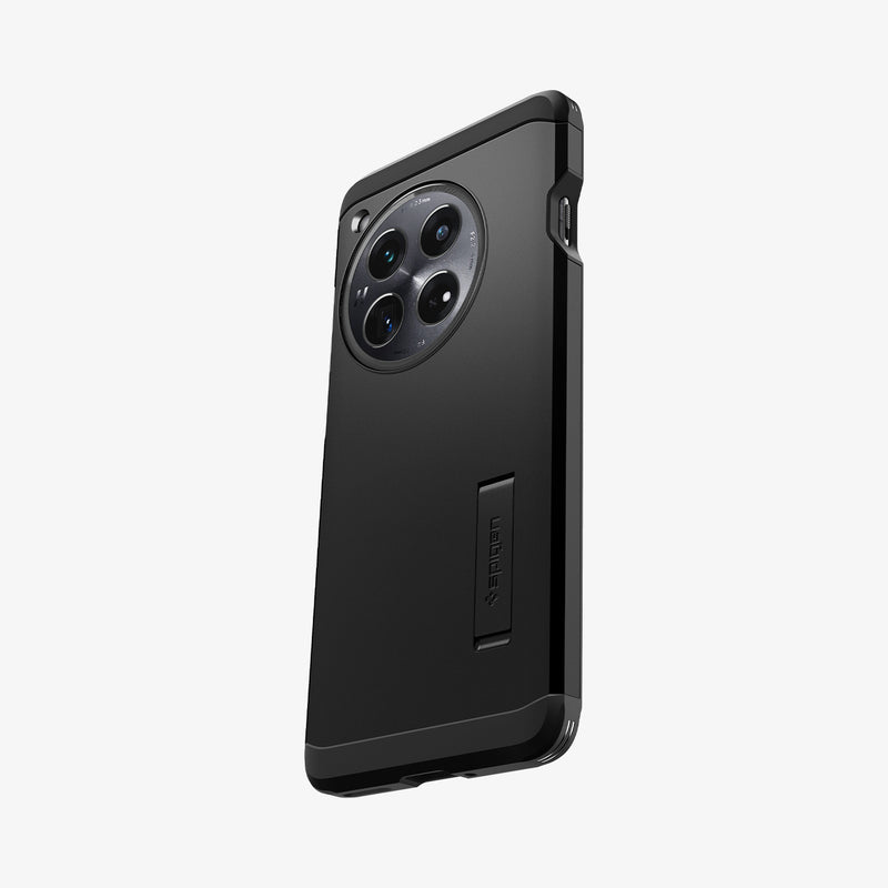 ACS07376 - OnePlus 12 Case Tough Armor in Black showing the back and partial side and bottom