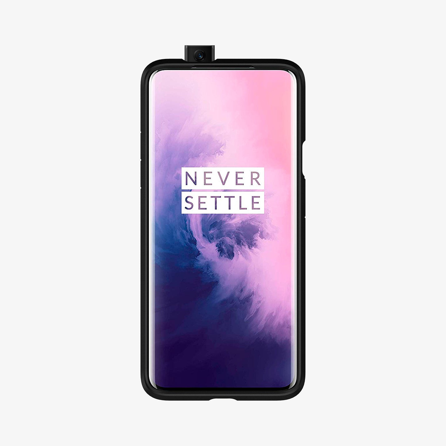 K09CS26485 - OnePlus 7 Pro Tough Armor Case in Black showing the front