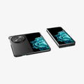 ACS07373 - OnePlus Open Series Case Thin Fit in black showing the back and front of two devices