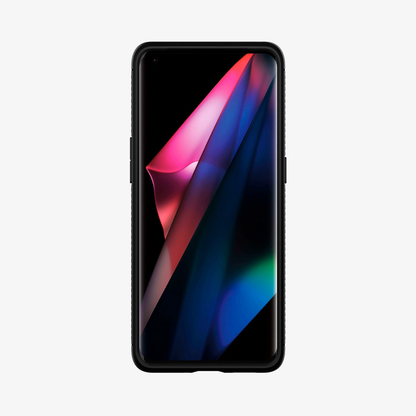 ACS03366 - OPPO Find X3 Pro Case Rugged Armor in black showing the front