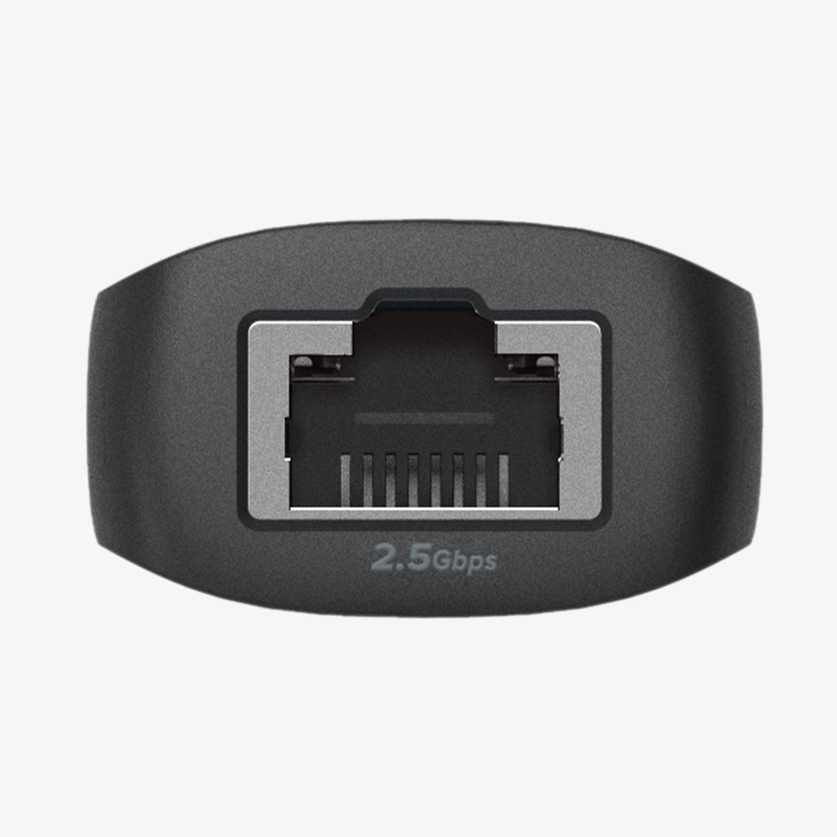 ACA06193 - ArcDock Pro Multi Hub 6-in-1 PD2302 in Space Gray showing the 2.5Gbps Ethernet port