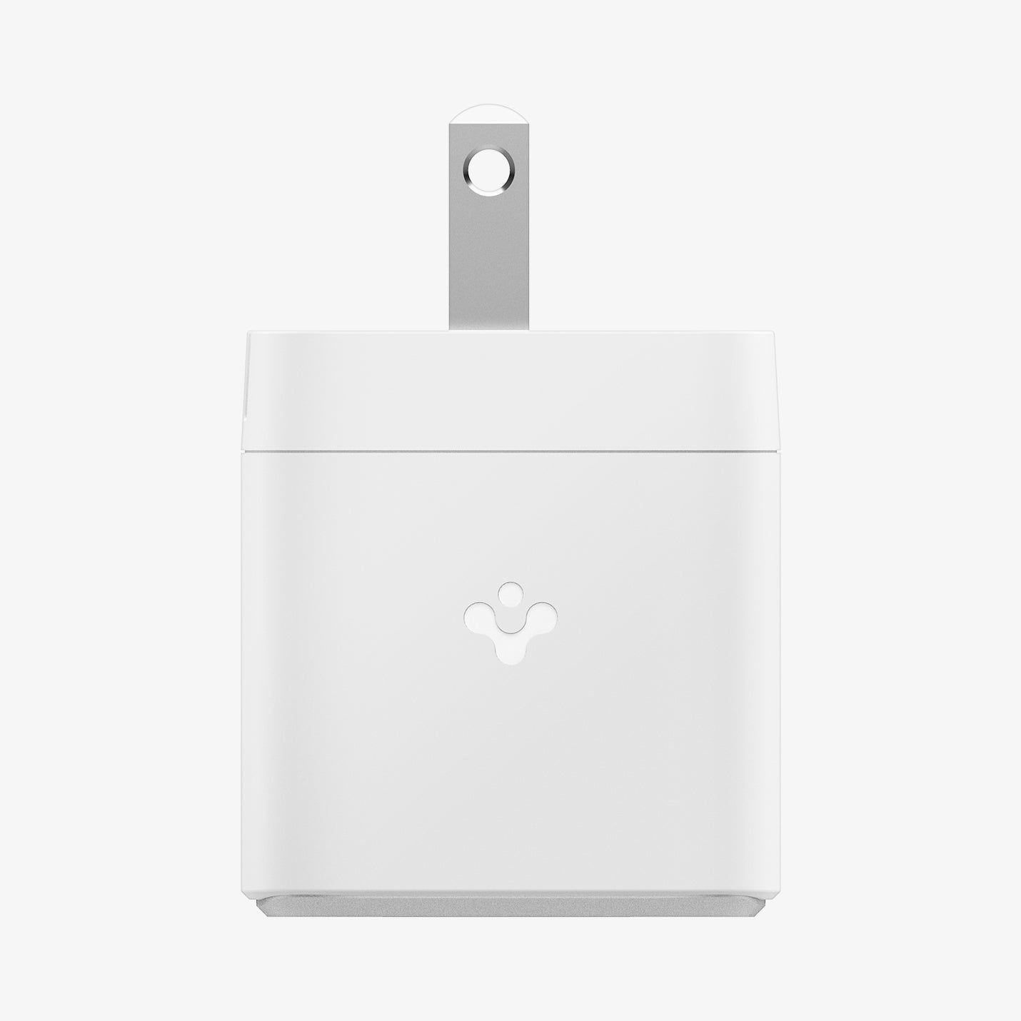 ACH05152 - ArcStation™ Pro GaN 452 Dual USB-C Wall Charger PE2203 in White showing the side and side of a plug upside down