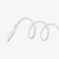 ACH05430 - ArcField™ Magnetic 15W Wireless Charger PF2200 (MagFit) in White showing the charger connector cord twisted