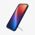 ACS09040 - Pixel 9a Case Liquid Air in Navy Blue showing the front and side