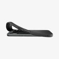 ACS11438 - Pixel 11 Liquid Air Matte Black flexible TPU case shown during installation on a Google Pixel device.