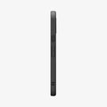 ACS11439 - Pixel 11 Liquid Air (Mag Fit) Matte Black side profile showing textured side grips, responsive button covers, and integrated strap hole.