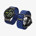 AMP11813 - Pixel Watch 5 (45mm) Lite Fit X Blueberry Navy showing the front and back