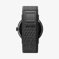 AMP11749 - Pixel Watch 5 (45mm) Athlex Air Active Black Gray rear view displaying the hook and loop closure for quick adjustment.