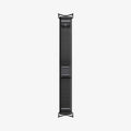 AMP11749 - Pixel Watch 5 (45mm) Athlex Air Active Black Gray full-length view showing the adjustable wraparound band.