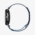 AMP11752 - Pixel Watch 5 (41mm) Athlex Air Active Navy Blue side profile illustrating the slim and low-profile design.
