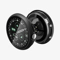 ACS11746 - Pixel Watch 5 (45mm) Thin Fit 360 Black separated view emphasizing the snap-on installation design and integrated screen protection.