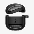 ACS09480 - GBAb Case Rugged Armor in black showing the top and bottom of case with top bending