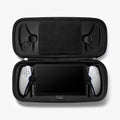 AFA07236 - PlayStation Portal Rugged Armor Pro Pouch in Black showing the inner with PlayStation device inside