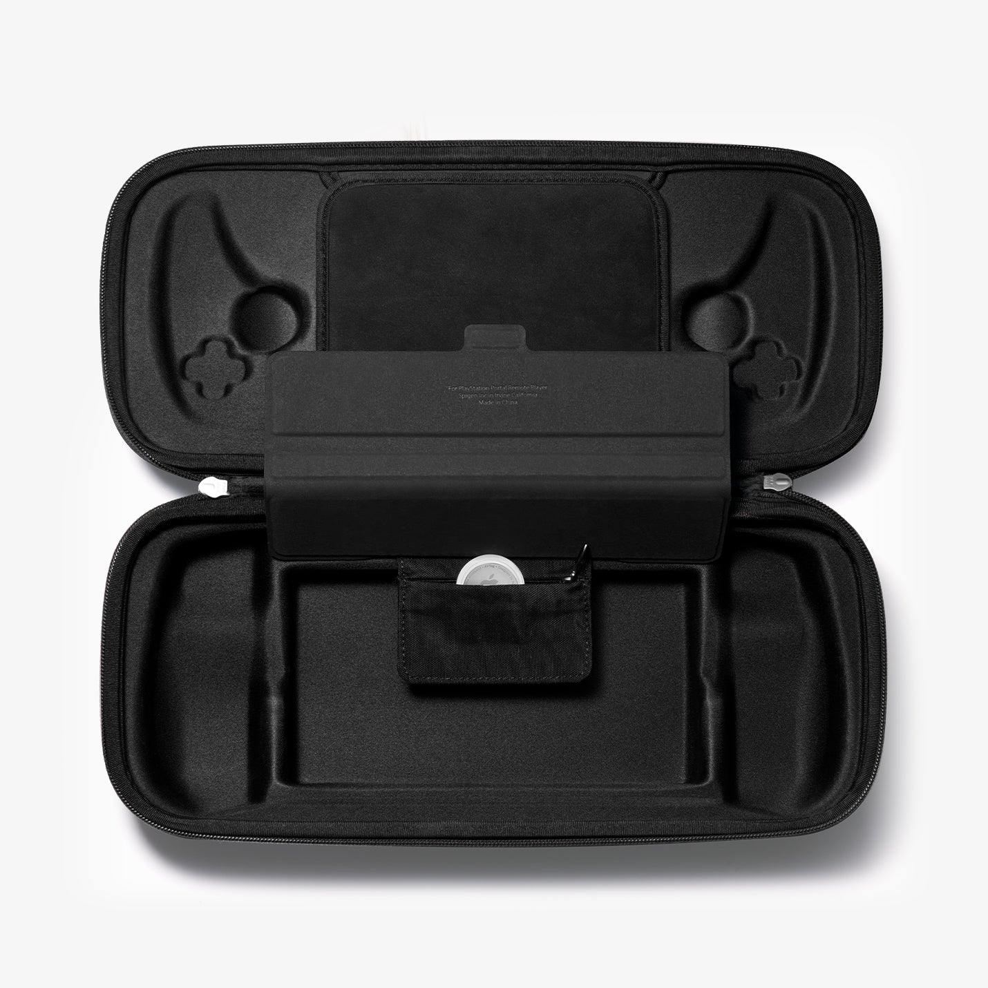 AFA07236 - PlayStation Portal Rugged Armor Pro Pouch in Black showing the inner