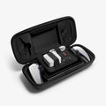 AFA07236 - PlayStation Portal Rugged Armor Pro Pouch in Black showing the inner and sides with multiple items inside