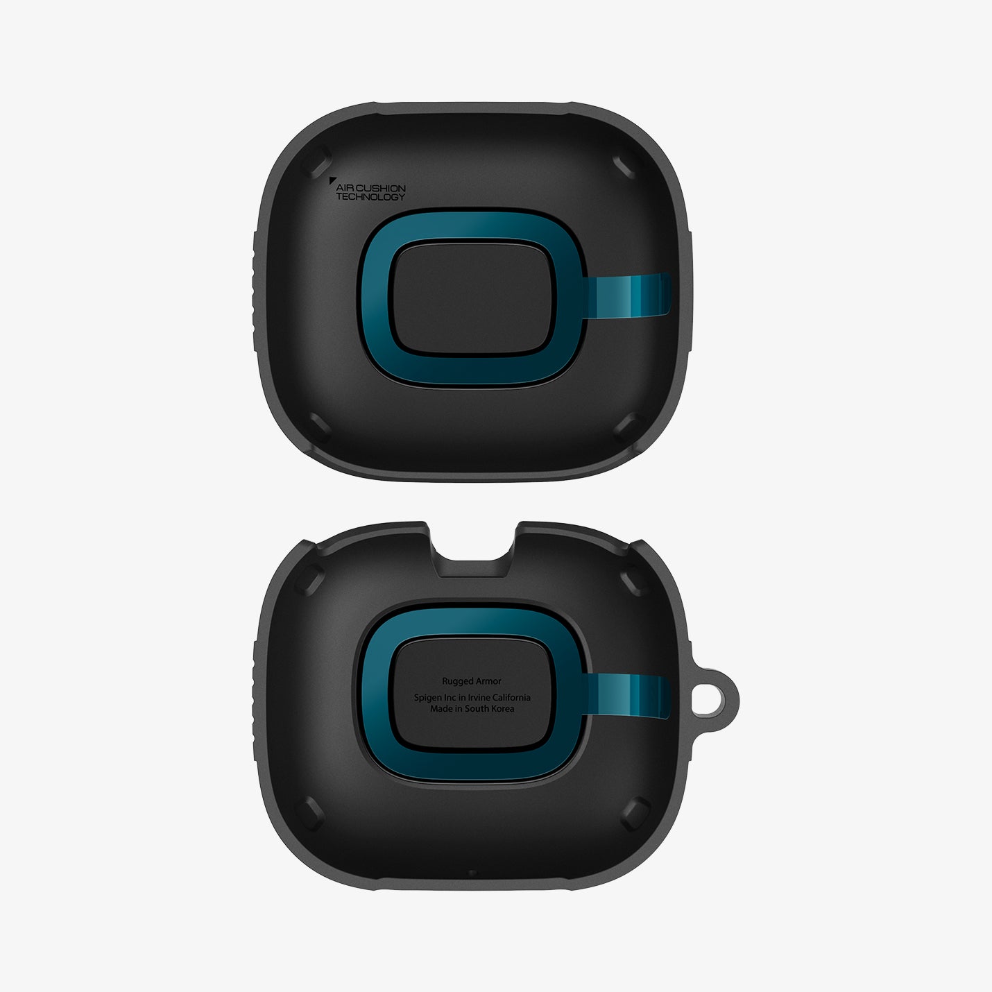 ACS09441 - Powerbeats Pro 2 Rugged armor in matte black showing the inside of case