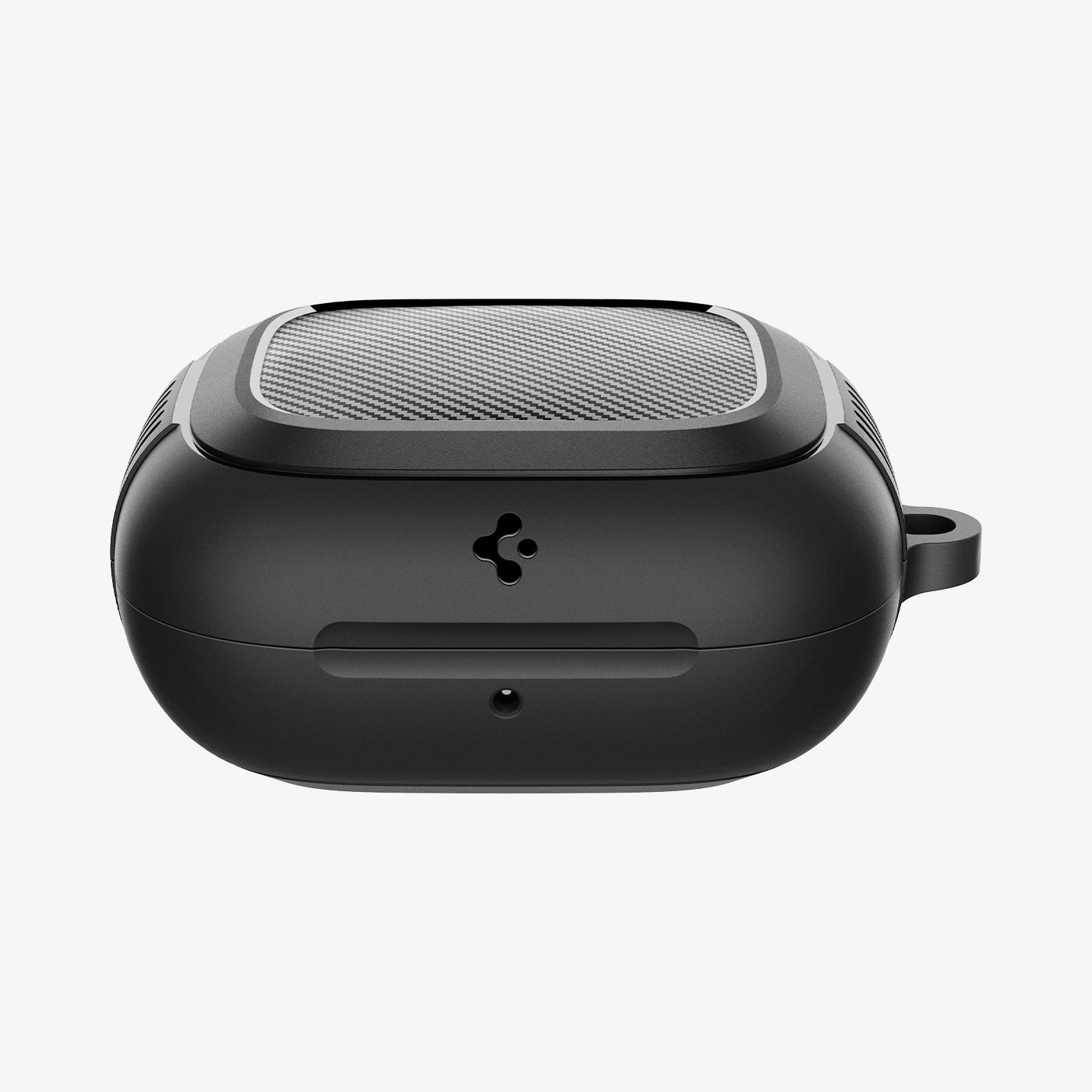 ACS09441 - Powerbeats Pro 2 Rugged armor in matte black showing the top and front