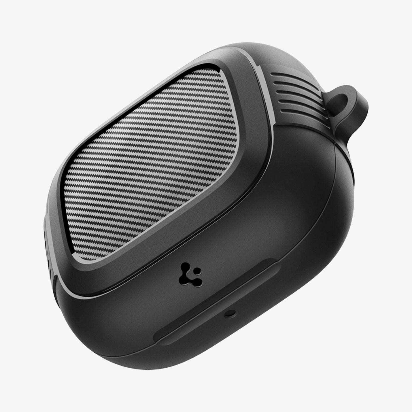 ACS09441 - Powerbeats Pro 2 Rugged armor in matte black showing the front